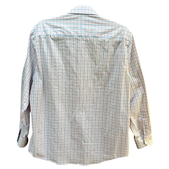 Twillory Mens Performance Fabric Plaid Button-Down‎ Shirt Career Size 15.5/34-35 - Picture 5 of 8